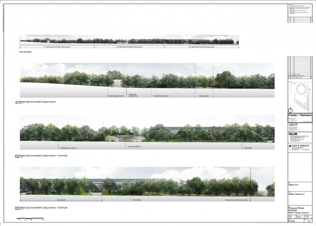 Pl&auml;ne f&uuml;r den Apple Campus 2 von Foster + Partner (Bild: Cupertino City Council)